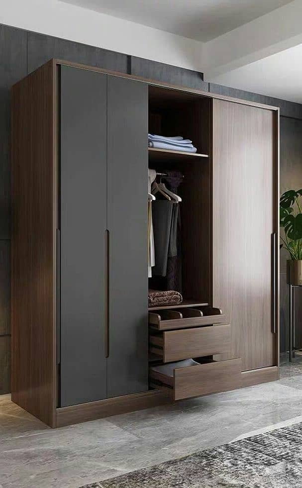 Wardrobe / Cupboard / Almari / wooden wardrobe Full Size 8