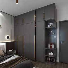 Wardrobe / Cupboard / Almari / wooden wardrobe Full Size