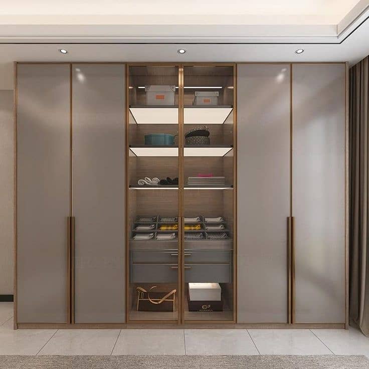 Wardrobe / Cupboard / Almari / wooden wardrobe Full Size 8