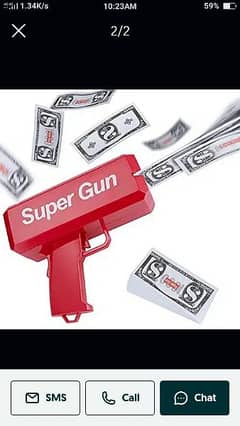 super money gun 100 note