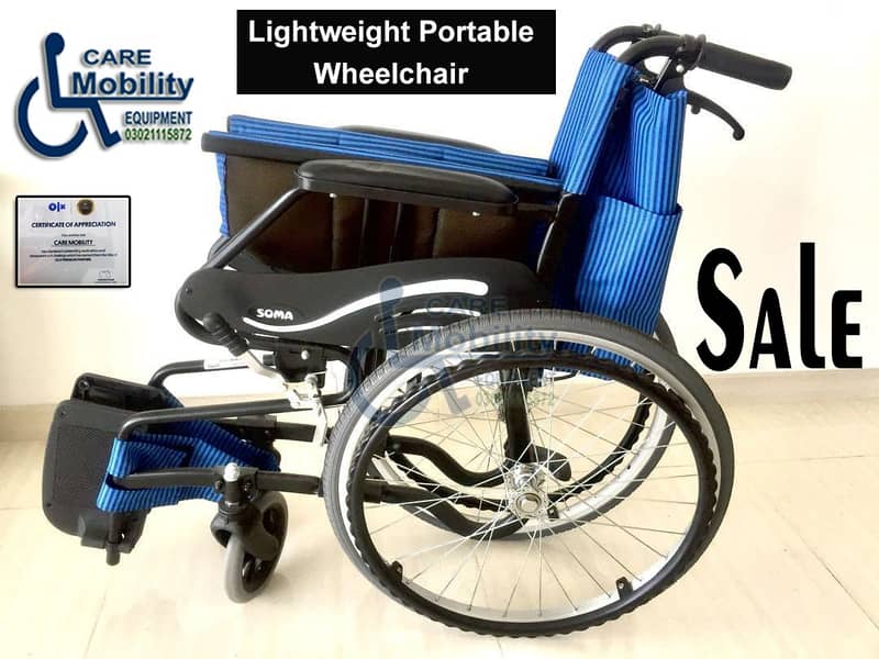 USA Imported Folding Wheelchair paralyzed patient Wheelchair 8