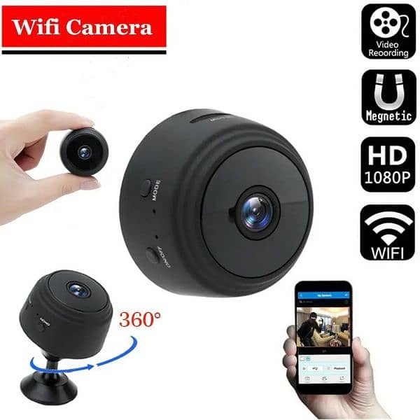 WiFi Mini Camera HD 1080p Wireless Video Recorder 4