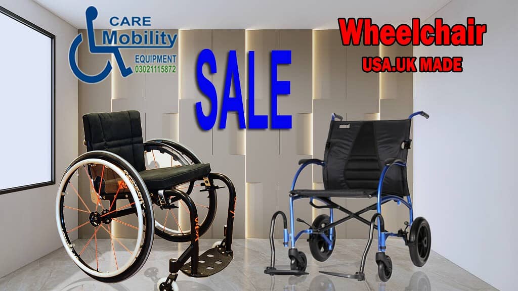 USA Imported Folding Wheelchair paralyzed patient Wheelchair 10