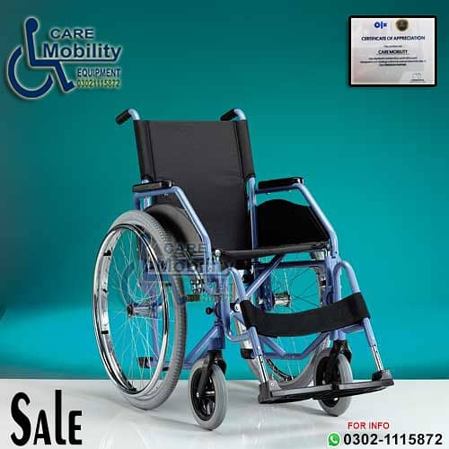 USA Imported Folding Wheelchair paralyzed patient Wheelchair 3