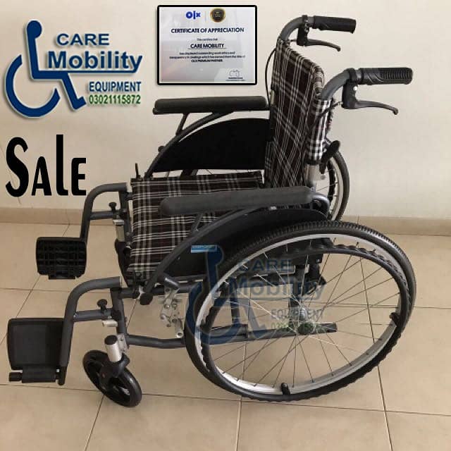 USA Imported Folding Wheelchair paralyzed patient Wheelchair 5