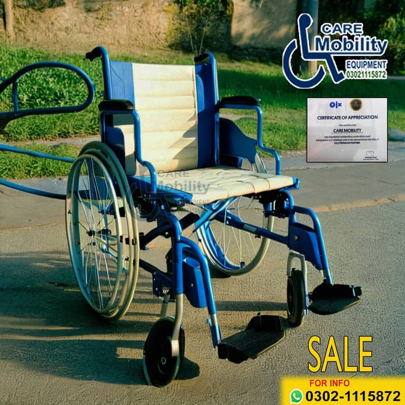 USA Imported Folding Wheelchair paralyzed patient Wheelchair 8