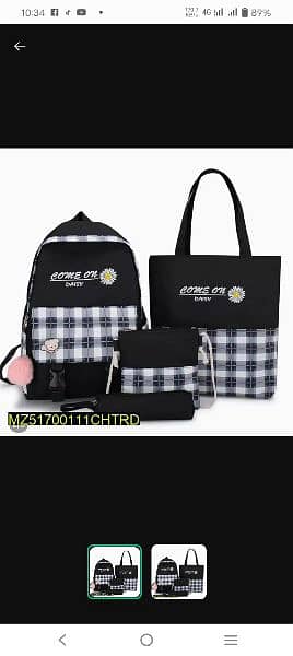 imported 4pc bags for girls 1