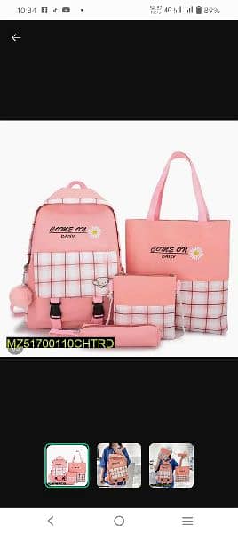 imported 4pc bags for girls 3