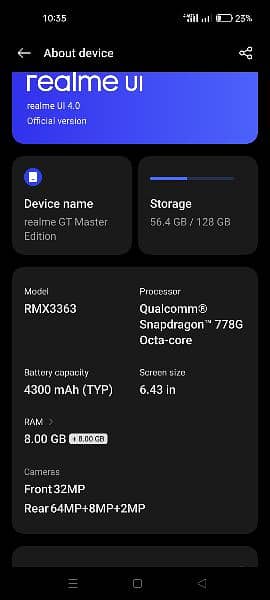 realme GT Master edition gaming beast 7