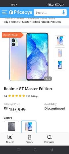 realme GT Master edition gaming beast