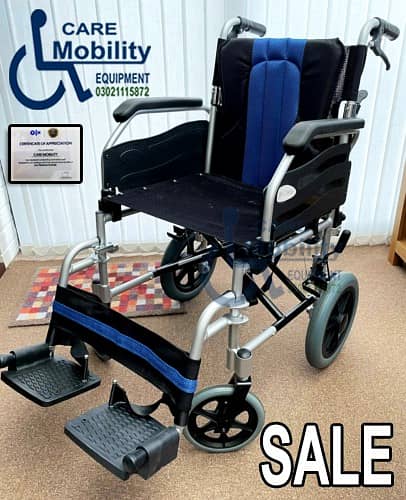USA Imported Folding Wheelchair paralyzed patient Wheelchair 10