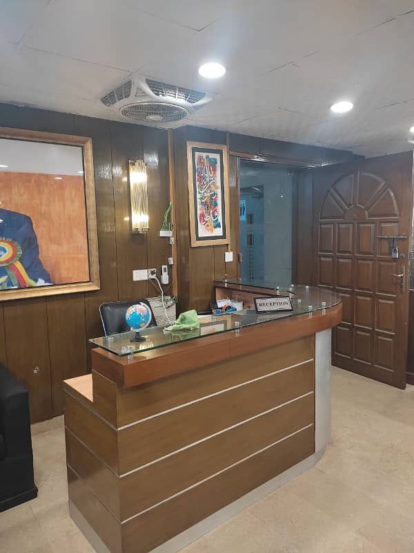 Fully Furnished Office For Rent In Main Ittehad Phase 2 Extension` 1