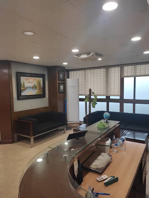 Fully Furnished Office For Rent In Main Ittehad Phase 2 Extension` 11