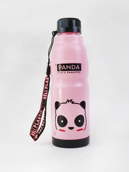 Kids panda Bare Bear Frosted Water Bottle plastic water Bottle 1