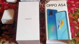 oppo A54 with box and charger