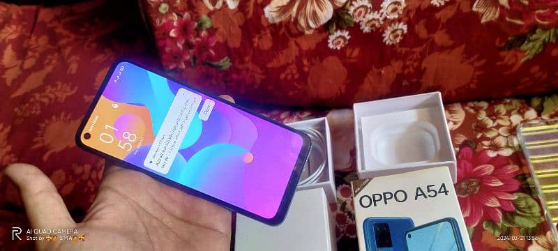 oppo A54 with box not charger 4