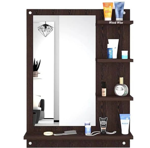 Wall Mounted Dressing Table With Shelves/Amazing Diy Wall Mirror 3