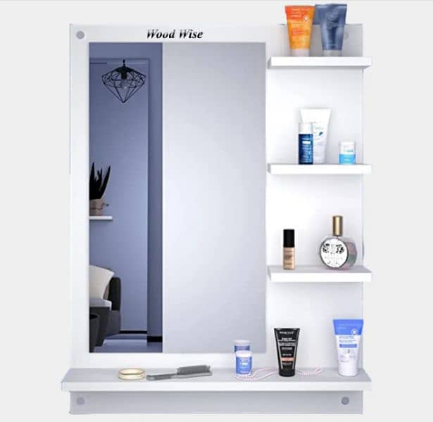 Wall Mounted Dressing Table With Shelves/Amazing Diy Wall Mirror 4