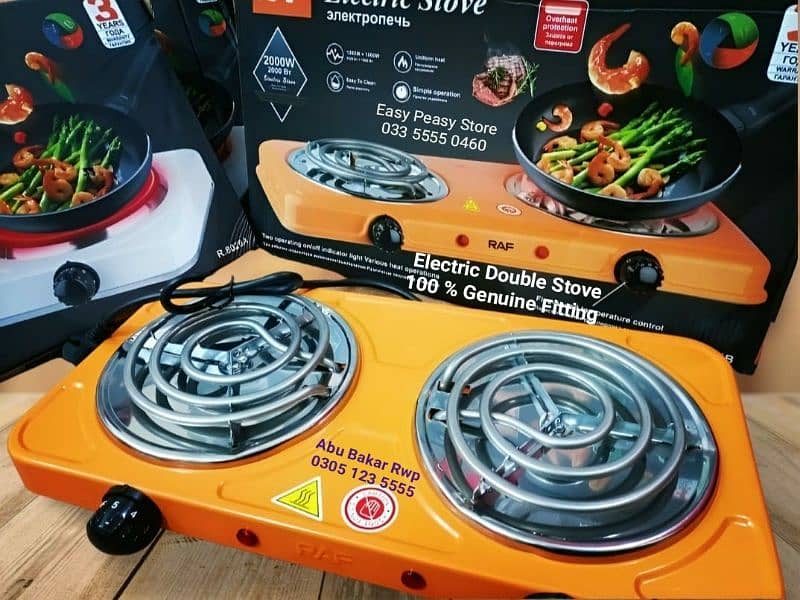 Electric Double Stove 100%Genuine Fitting 5