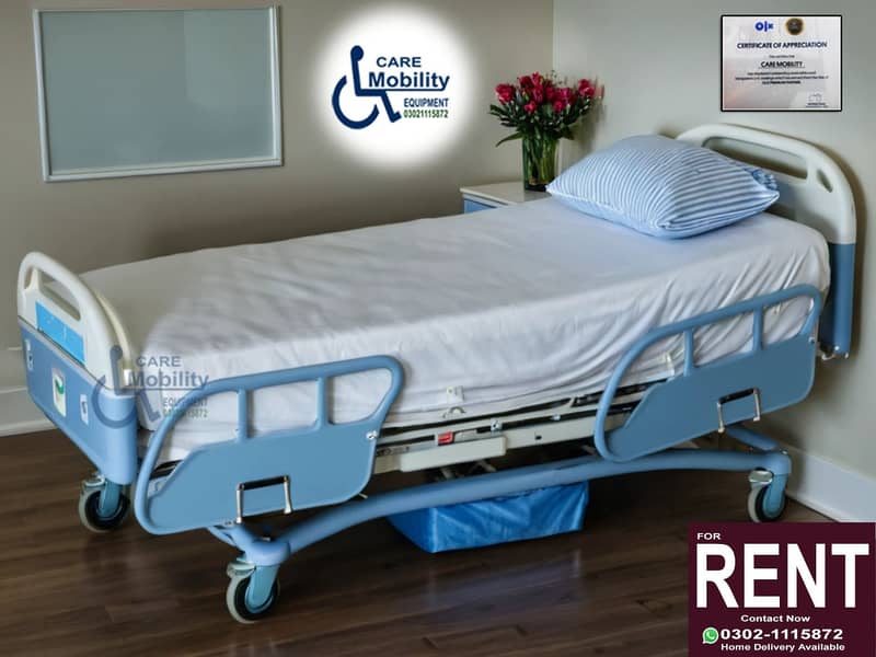 Medical Bed On Rent  Electric Bed surgical Bed Hospital  Bed For Rent 2