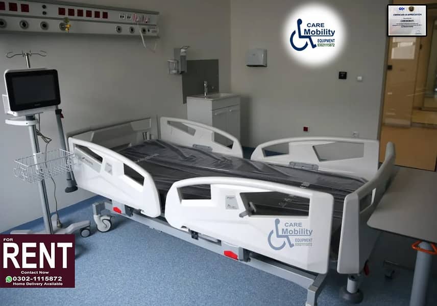 Medical Bed On Rent  Electric Bed surgical Bed Hospital  Bed For Rent 11