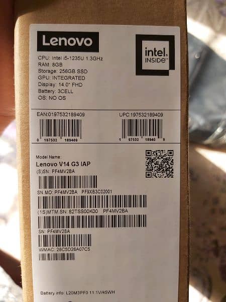 Lenovo V14 G3 core i5 12 generation 2