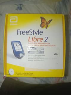 Freestyle Libre 2 Flash Glucose Monitoring System Reader and Sensors