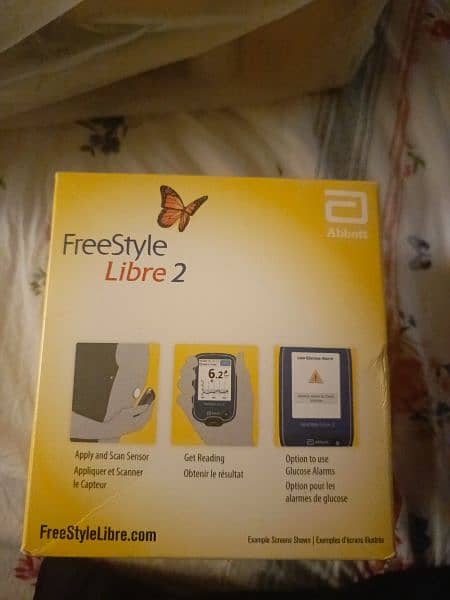 Freestyle Libre 2 Flash Glucose Monitoring System Reader and Sensors 1
