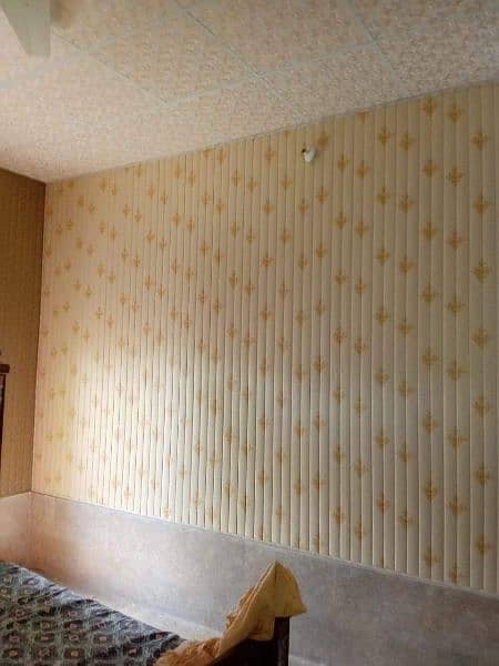 wallpaper/pvc panel,woden & vinyl flor/led rack/ceiling,blind/gras/flx 6