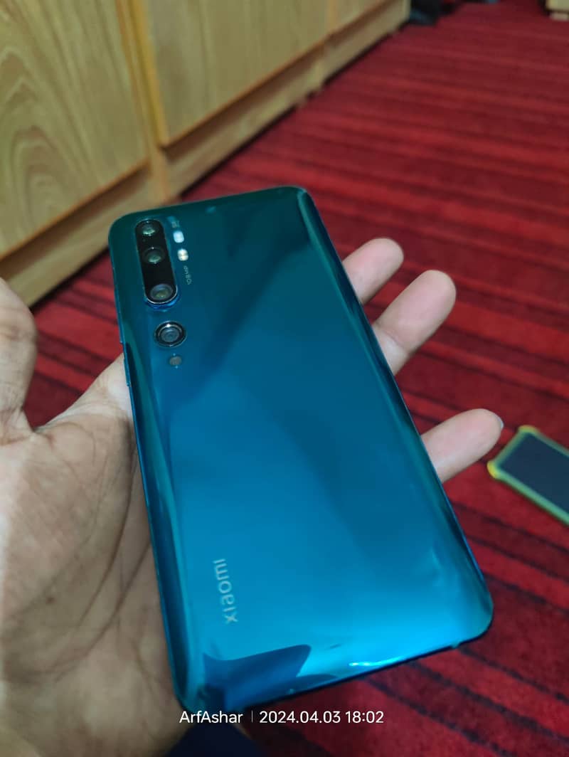 MI NOTE 10 PRO, 8/256, BOX AND MOBILE, OFFICIAL APPROVED, AURORA GREEN 0
