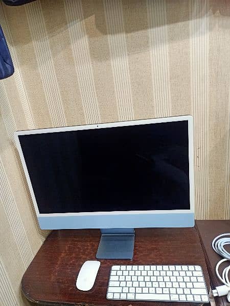 apple iMac all in one 2021 m1 Chip midnight blue 8/512 2