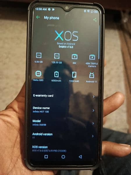 Infinix Hot 10s Like new condition 6/128 4