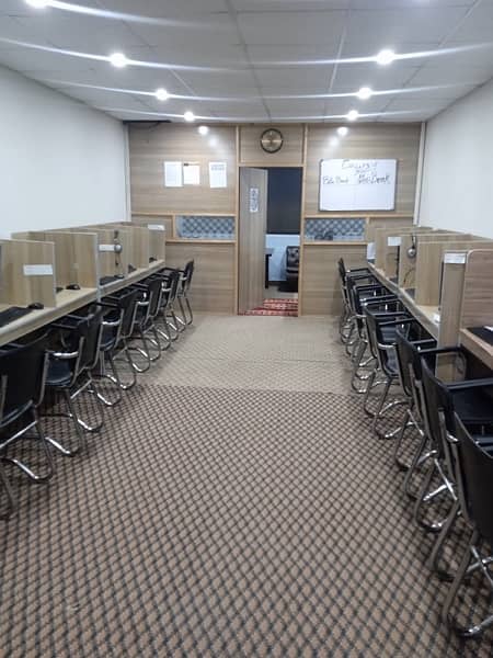 call center full furnished 15 seater 4