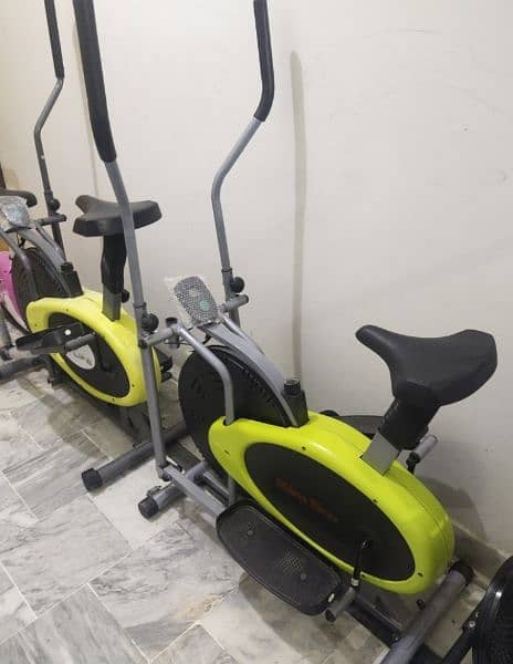 exercise cycle upright airbike elliptical machine gym fitness 2