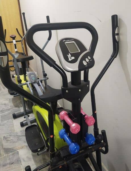 exercise cycle upright airbike elliptical machine gym fitness 3