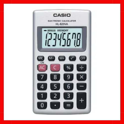 Casio Original Calculator HL-820 VA 0