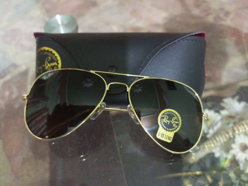 RayBen Light Brownish Sunglasses For Men's 2