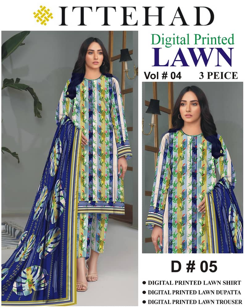 Printed Lawn suit, Lawn suits, Girl suit, Dresses, summer collection 4