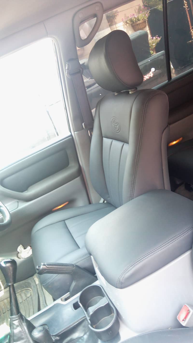 Toyota prado | Tx | Tz car poshish seat covers in japanese Leather, 8