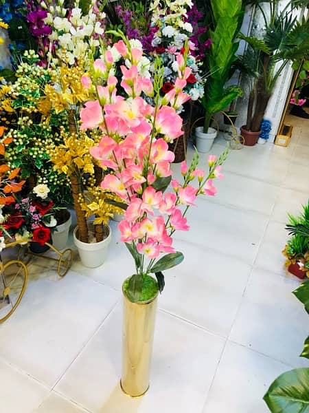 stainless flower port/artificial plants/wall handinings/flowers vase 7