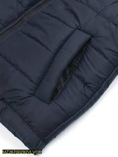 Unisex Polyester Quilted Plain Sleeveless Jacket