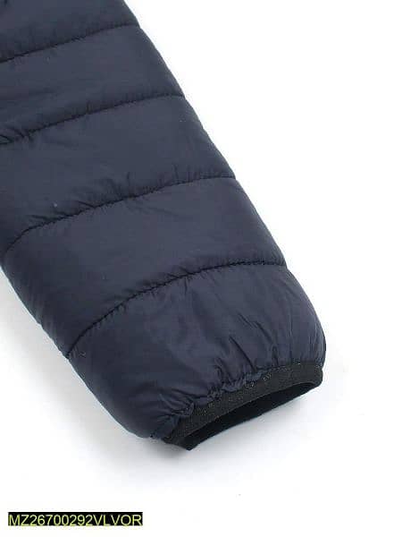Unisex Polyester Quilted Plain Sleeveless Jacket 1