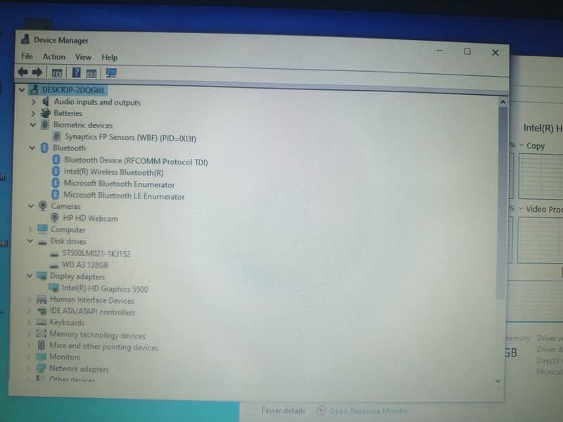 hp Elitebook 840 G2, Core i5, 8GB RAM 128GB SSD 500GB HDD 10