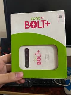 Zong 4G BOLT+  All sim unlock