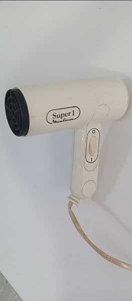 Moulinex Hair Dryer Super1  220V 700W Made in France  10/10 Condition 3