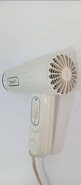 Moulinex Hair Dryer Super1  220V 700W Made in France  10/10 Condition 4