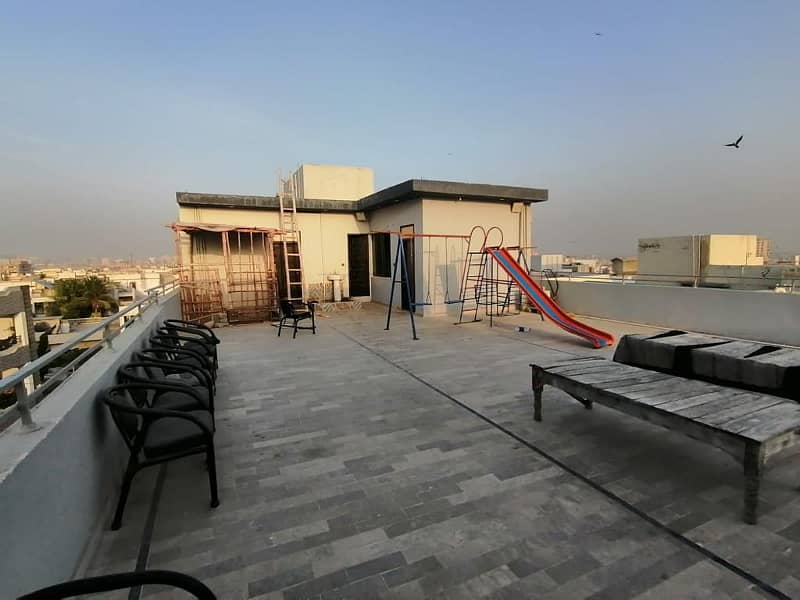 Portion 4 Bed D/D 400 Sq Yds 1st & 2nd Floor With Lift Roof Terrace VIP Block 3 Gulistan-E-Jauhar 23