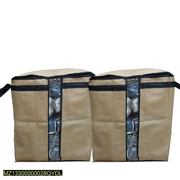 NON WOVEN STORAGE bags, pack of 2 3