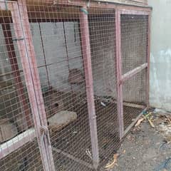 2 cages , 1 bird box available for sale
