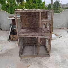2 cages , 1 bird box available for sale